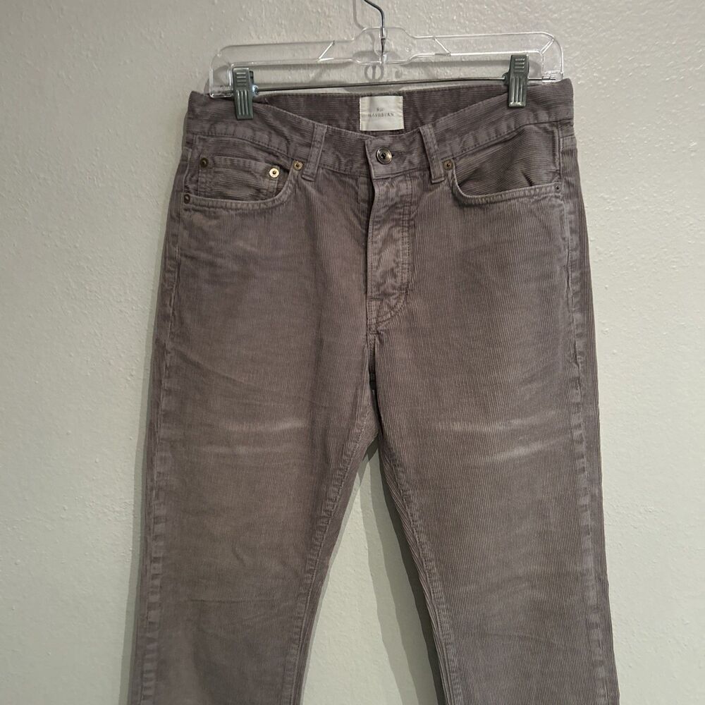 Sid Mashburn Mens Size 31 31x29 Gray Corduroy Pants Chinos - Picture 2 of 9